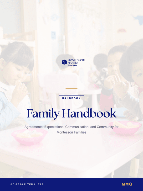 Montessori Family Handbook: Montessori Makers Toolbox
