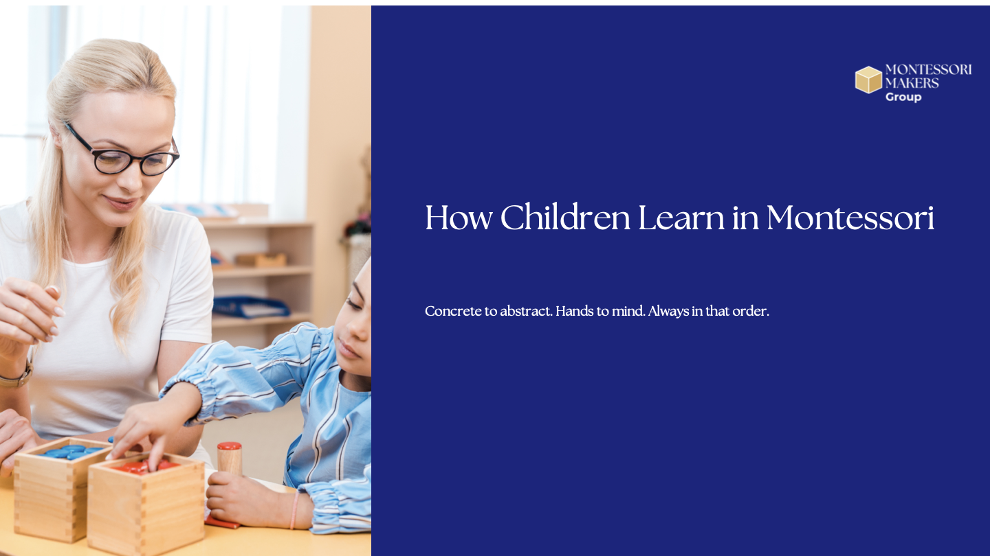 How Children Learn in Montessori slide deck cover